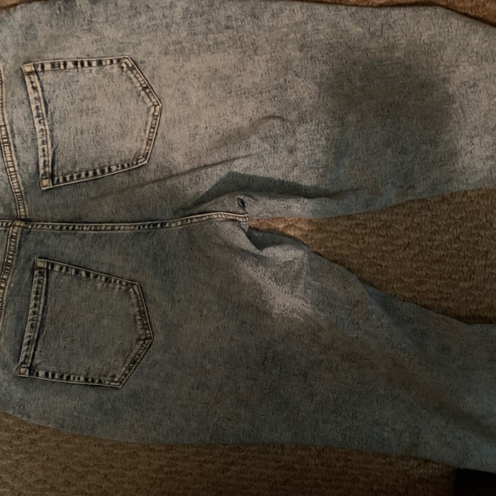 Lane Bryant Flex Magic Waistband denim girlfriend Straight crop